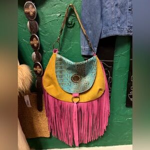 HUGE 20x20 Keep It Gypsy Fringe bag